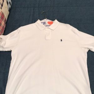 White polo shirt
